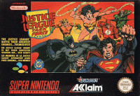 Justice League Task Force PAL Super Nintendo PAL box art